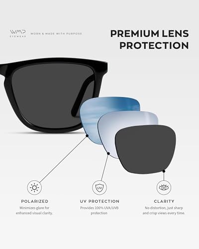 WearMe Pro - Polarized Square Modern Men's Sunglasses