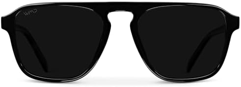 WearMe Pro Polarized Modern Aviator Single-Bridge Square Men's Sunglasses