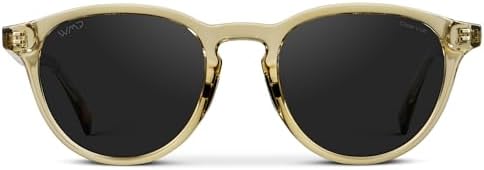 WearMe Pro WMP Eyewear – Men’s Round Performance Golf Sunglasses: Polarized, Anti-Reflective Lenses and Non-Slip Nose Pads