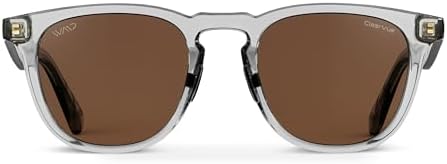 WMP Eyewear – Men's Polarized Sport Golf Sunglasses: Round Frame, Anti-reflective Lens, Anti-slip Nose Pads, Lightweight