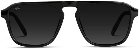 WearMe Pro Polarized Modern Aviator Single-Bridge Square Men's Sunglasses