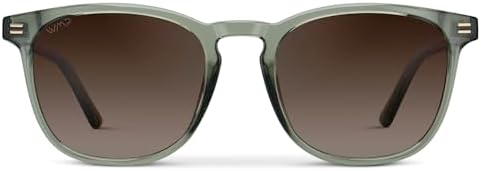 WearMe Pro WMP Eyeglasses - Men's Polarized Modern Round/Square Sunglasses