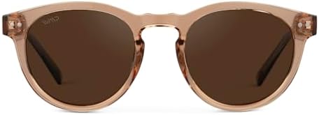 WearMe Pro Women's Round Polarized Sunglasses - Retro Classic UV400 Protection, Suitable for Driving and Everyday Wear