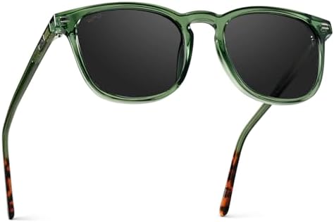 WearMe Pro WMP Eyeglasses - Men's Polarized Modern Round/Square Sunglasses