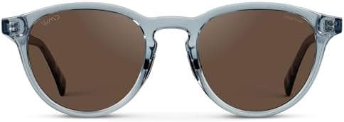 WearMe Pro WMP Eyewear – Men’s Round Performance Golf Sunglasses: Polarized, Anti-Reflective Lenses and Non-Slip Nose Pads