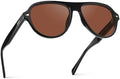 WearMe Pro Women's Polarized Aviator Sunglasses - Rounded Style for Tennis & Pickleball | Anti-Glare Lens, Flattering Fit