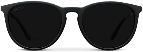 WearMe Pro Women's Round Polarized Sunglasses - UV400 Protection, Lightweight Frame, Retro Style