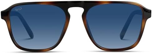 WearMe Pro Polarized Modern Aviator Single-Bridge Square Men's Sunglasses